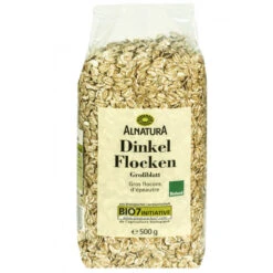 Bio Dinkelflocken Großblatt 500G