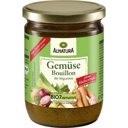 Bio Gemüse Bouillon Ohne Hefe-Extrakt 290G 3 Bio Gemüse Bouillon Ohne Hefe-Extrakt 290G