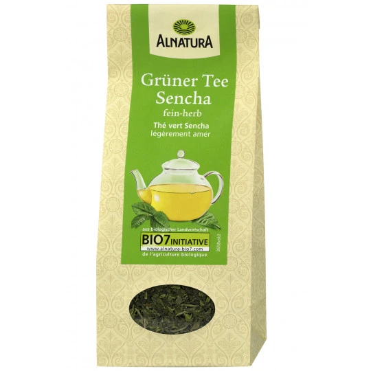 Bio Grüner Tee Sencha Lose 75G 3 Bio Grüner Tee Sencha Lose 75G