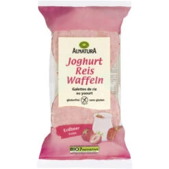 Bio Reiswaffeln Joghurt Erdbeer 100G