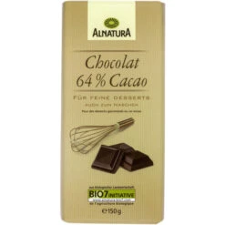 Bio Chocolat 64% Cacao 150G