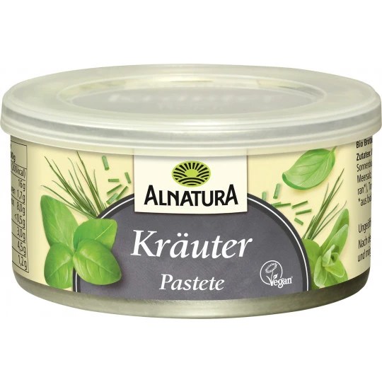 Bio Pastete Kräuter 125G 3 Bio Pastete Kräuter 125G