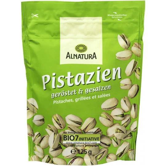 Bio Pistazien Geröstet & Gesalzen 125G 3 Bio Pistazien Geröstet & Gesalzen 125G