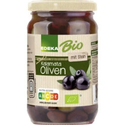 Bio Kalamata Oliven Mit Stein 350G
