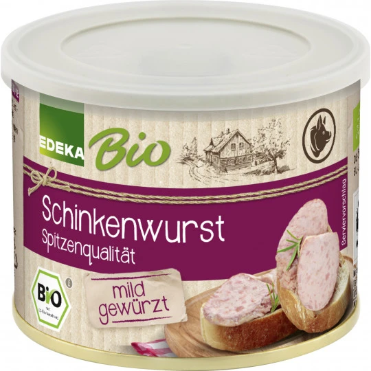 Bio Schinkenwurst 200G 3 Bio Schinkenwurst 200G