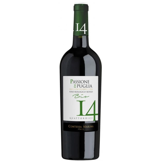 Marina Bio Passione Di Puglia Rosso 14 IGT 0,75L 3 Marina Bio Passione Di Puglia Rosso 14 IGT 0,75L