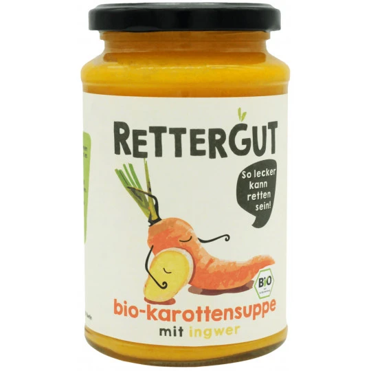 Bio Karottensuppe Mit Ingwer 375ML 3 Bio Karottensuppe Mit Ingwer 375ML