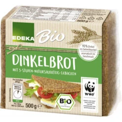 Bio Dinkelbrot Geschnitten 500G