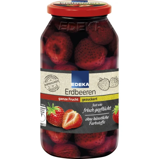 Erdbeeren Ganze Frucht Gezuckert 680G 3 Erdbeeren Ganze Frucht Gezuckert 680G