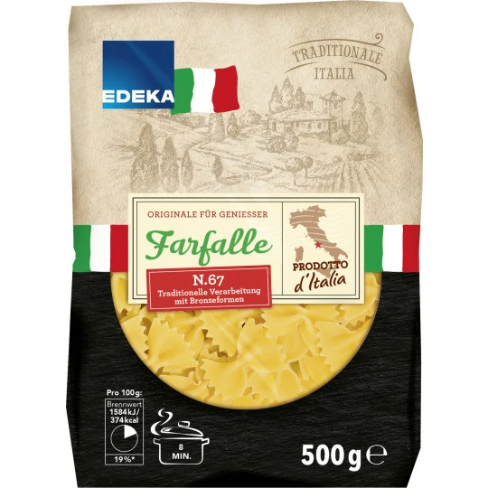 Italia Nudeln Farfalle 500G 3 Italia Nudeln Farfalle 500G
