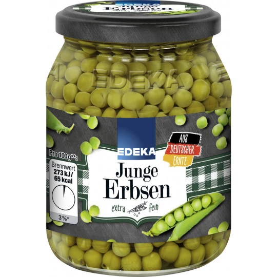 Junge Erbsen Extra Fein 330G 3 Junge Erbsen Extra Fein 330G