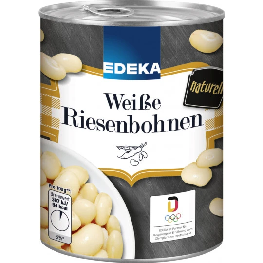 Weiße Riesenbohnen 400G 3 Weiße Riesenbohnen 400G