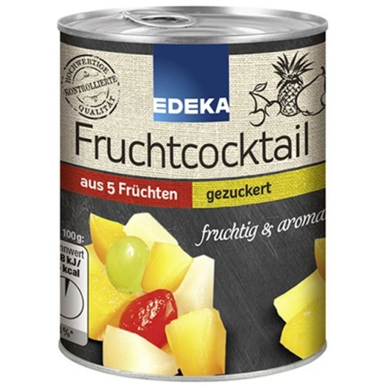 5-Fruchtcocktail Gezuckert 225G 3 5-Fruchtcocktail Gezuckert 225G