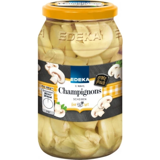 Champignons 2. Wahl In Scheiben 530G 3 Champignons 2. Wahl In Scheiben 530G