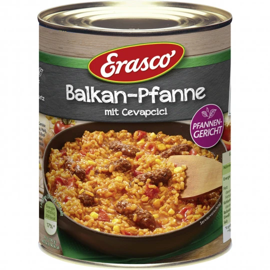 Balkan-Pfanne Mit Cevapcici 800G 3 Balkan-Pfanne Mit Cevapcici 800G