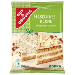 & Günstig Haselnusskerne Naturbelassen & Gemahlen 200G