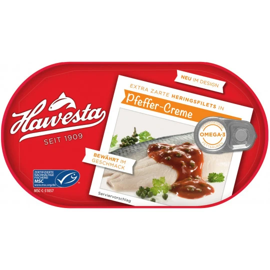 Heringsfilet In Pfeffer-Creme 200G 3 Heringsfilet In Pfeffer-Creme 200G