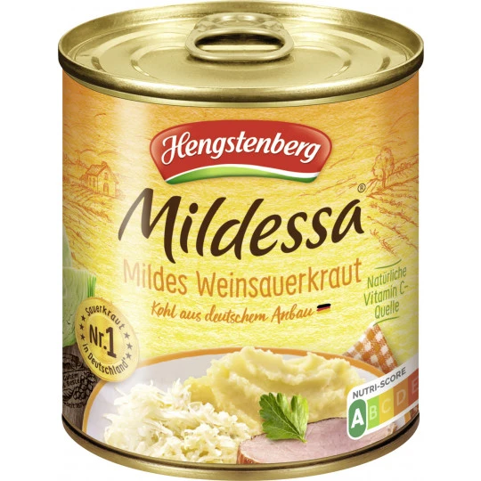 Mildessa Mildes Weinsauerkraut 300G 3 Mildessa Mildes Weinsauerkraut 300G