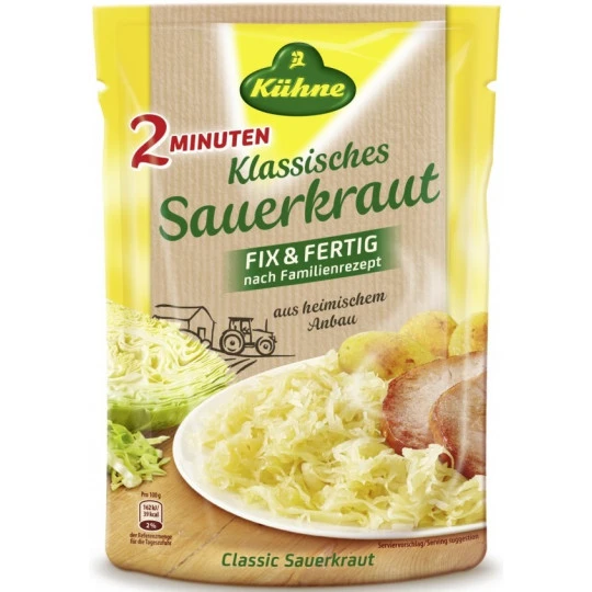2 Minuten Klassisches Sauerkraut Fix & Fertig 400G 3 2 Minuten Klassisches Sauerkraut Fix & Fertig 400G