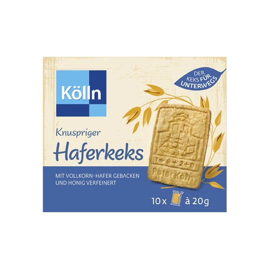 Knuspriger Haferkeks 200G 3 Knuspriger Haferkeks 200G