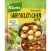 Knorr Suppenliebe Grießklößchen Suppe 36G 1 Knorr Suppenliebe Grießklößchen Suppe 36G -Lebensmittelgeschäft knorr suppenliebe grieklchen suppe 36g