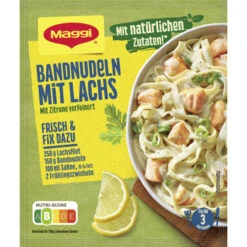 Bandnudeln Mit Lachs 40G