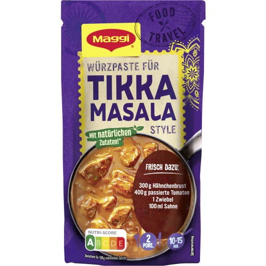 Food Travel Tikka Masala Style 65G 3 Food Travel Tikka Masala Style 65G