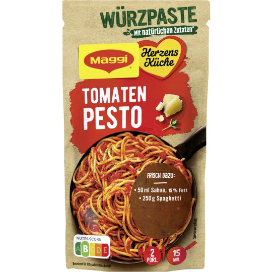 Herzensküche Tomaten Pesto 85G 3 Herzensküche Tomaten Pesto 85G