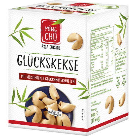 Chu Glückskekse 60G 3 Chu Glückskekse 60G