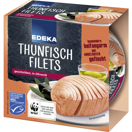 Thunfischfilets In Olivenöl 185G 3 Thunfischfilets In Olivenöl 185G