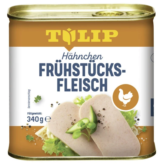 Hähnchen Frühstückfleisch 340G 3 Hähnchen Frühstückfleisch 340G