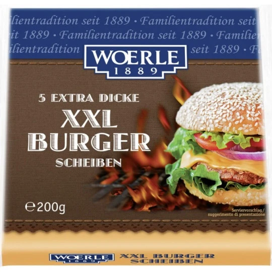 XXL Burger Scheiben 200G 3 XXL Burger Scheiben 200G